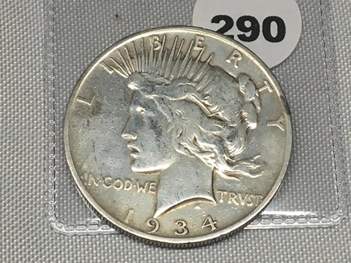 1934-S Peace Dollar