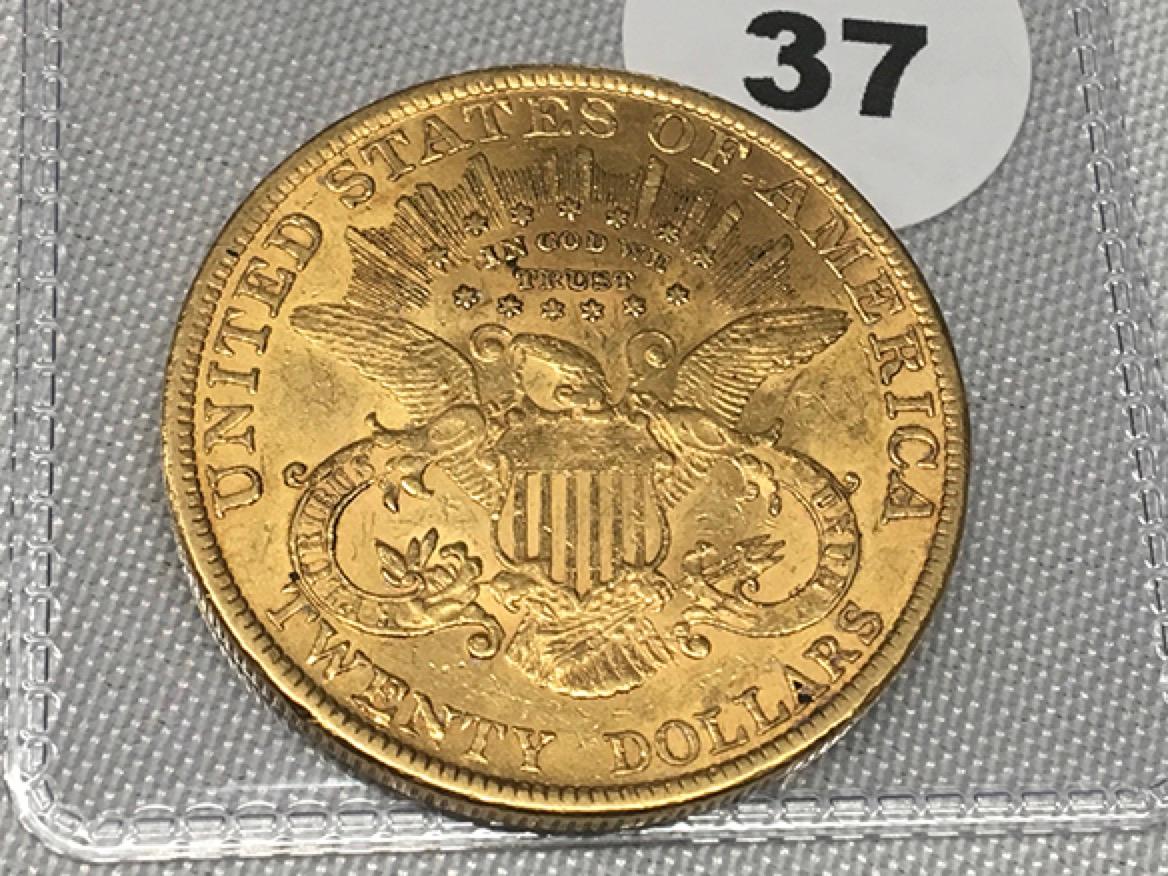 1900 $20 Liberty Head Double Eagle Gold