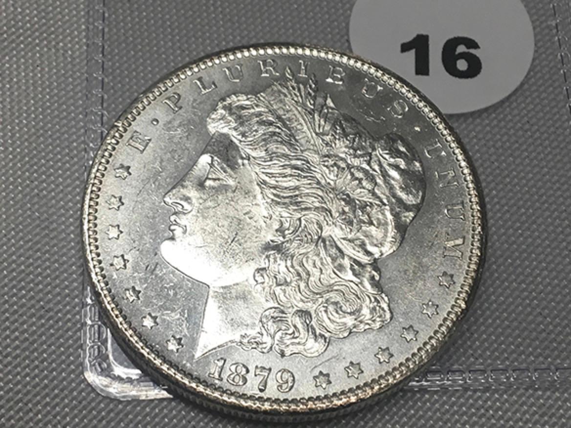 1879-S Morgan Dollar, UNC