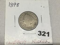 1898 'V' Nickel