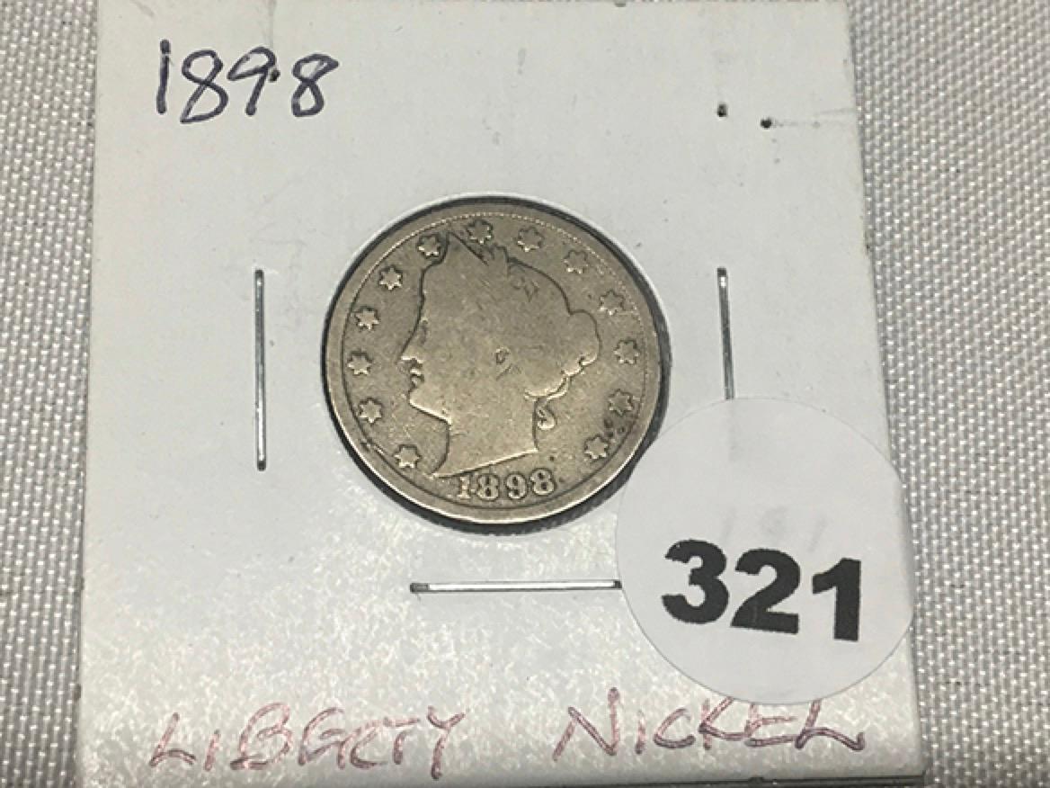 1898 'V' Nickel
