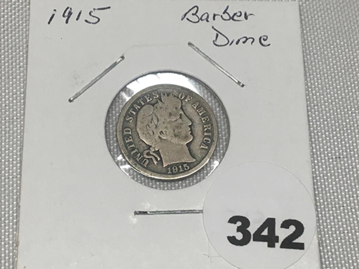 1915 Barber Dime
