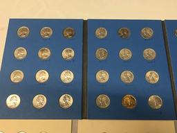1988-2000 and 2000-2004 (Partial) Washington Quarter Books (68 Total Coins)