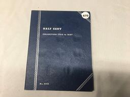Book Only-1793 to 1857 Half Cent