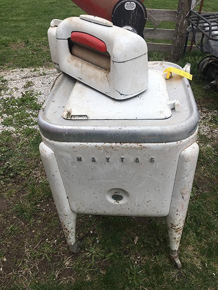 Maytag Square Tub Wringer Washer