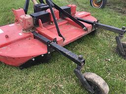 Bush Hog 3008 3 pt. Rotary Cutter, 540 PTO, Front Safety Chains, Laminated Land Wheels