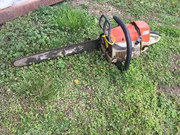 Stihl Chain Saw, Runs