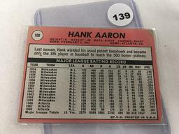 1969 Topps #100, Hank Aaron