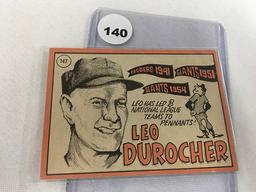 1969 Topps #147,  Leo Durocher