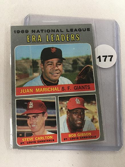 1970 Topps #67, ERA Leaders