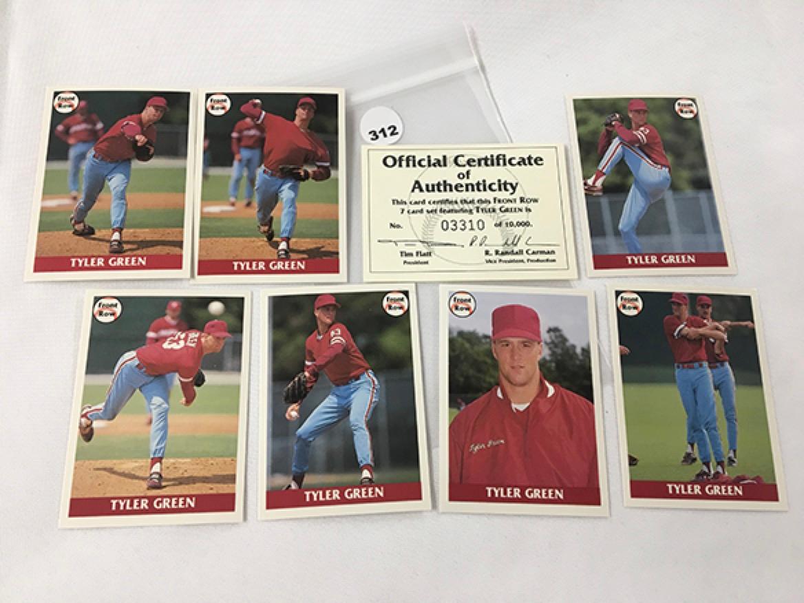 1992 Front Row Set of 7 Tyler Green 03310 of 10,000
