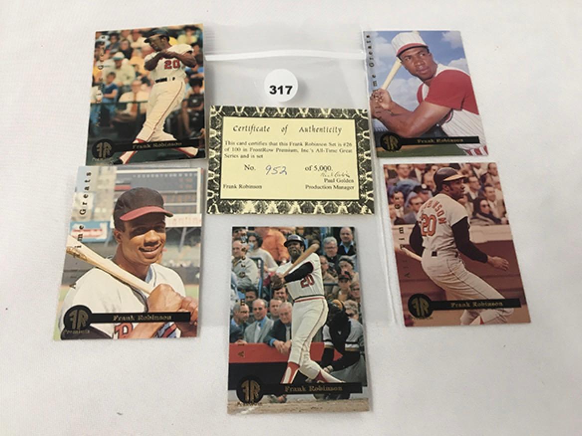 1994 The Trading Card Co. Set of 5 Frank Robinson