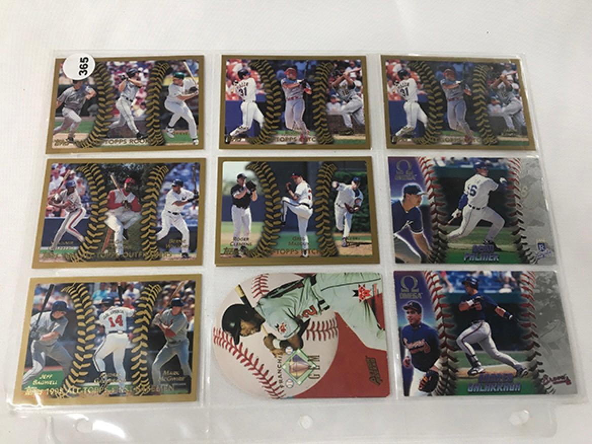 (9) 1999 Topps #17, 73, 117, 450, 457, 458, (2) 459, 462