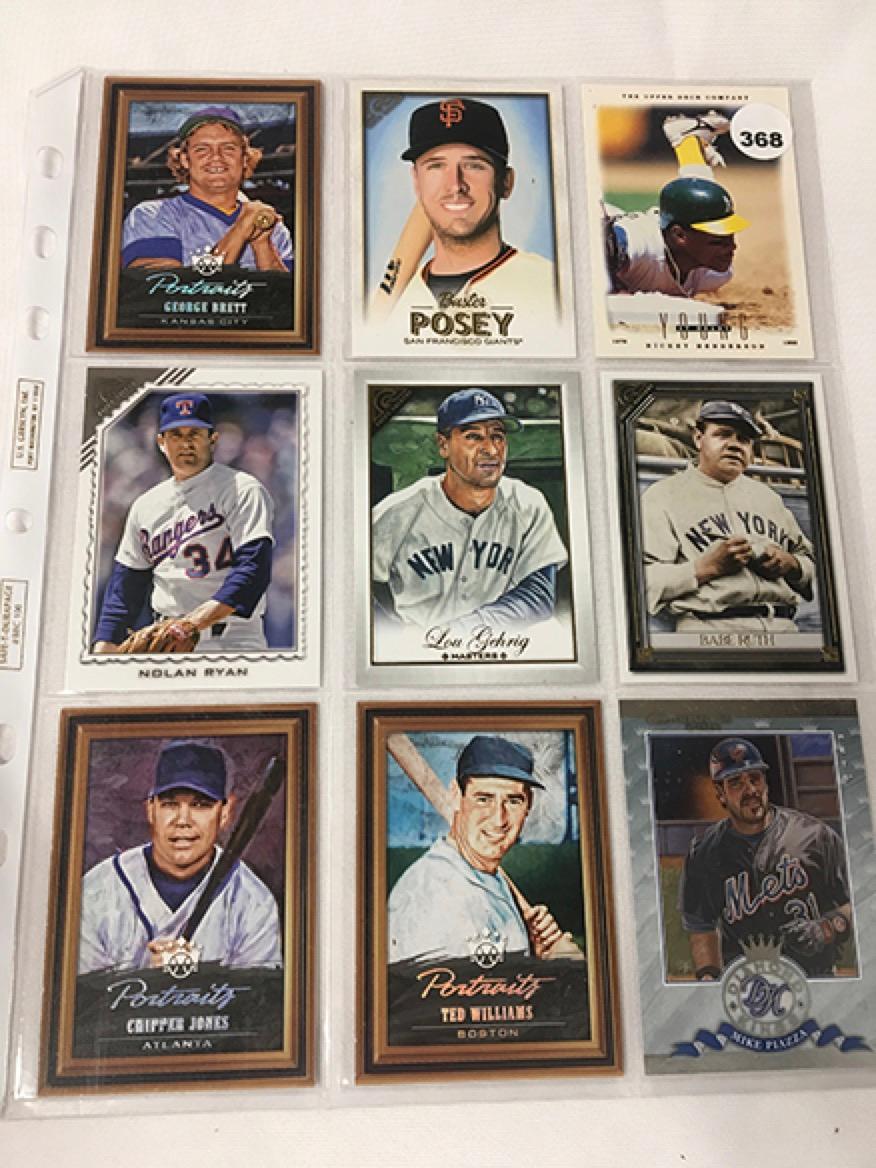 1996, 2001, 2018, 2021 Topps, Upper Deck, Panini Baseball Cards