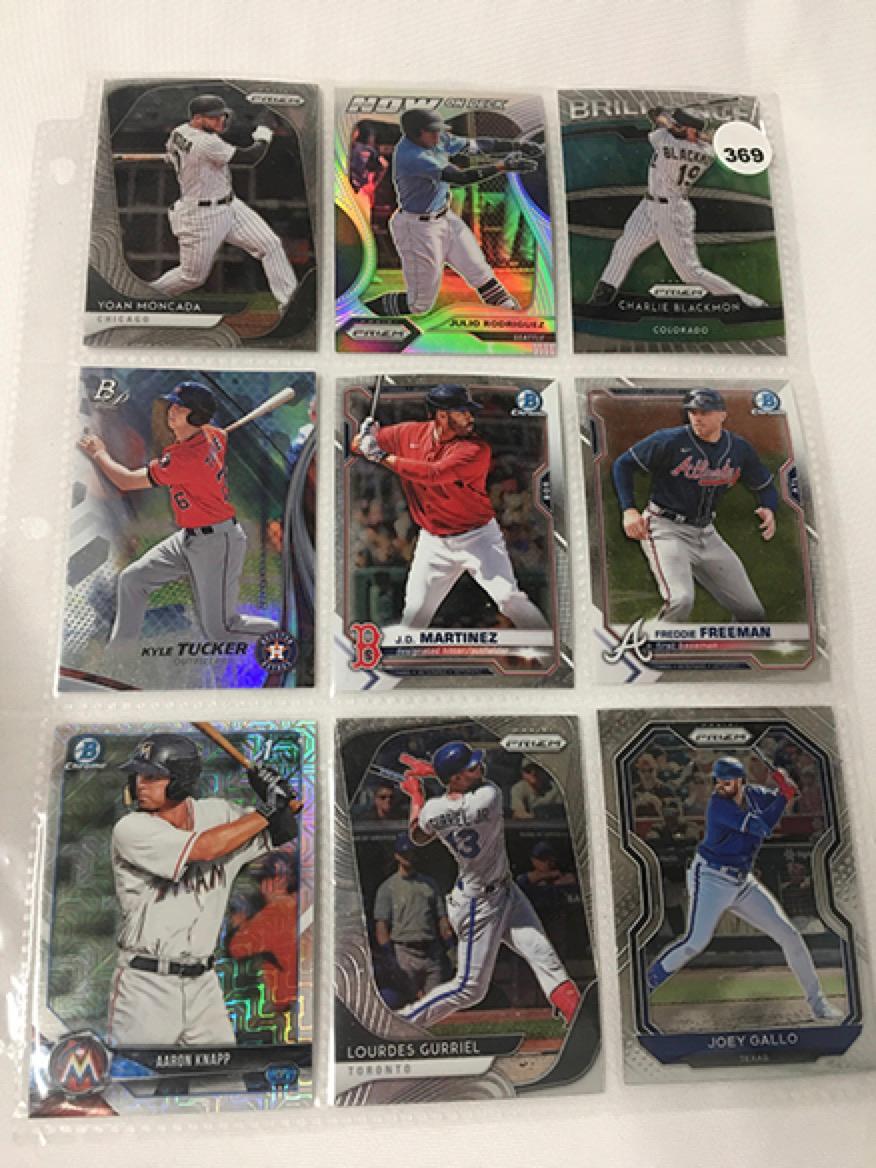 2017, 2018, 2020, 2021 Panini, Topps Baseball Cards