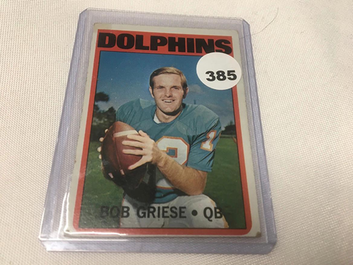 1972 Topps Bob Griese #80
