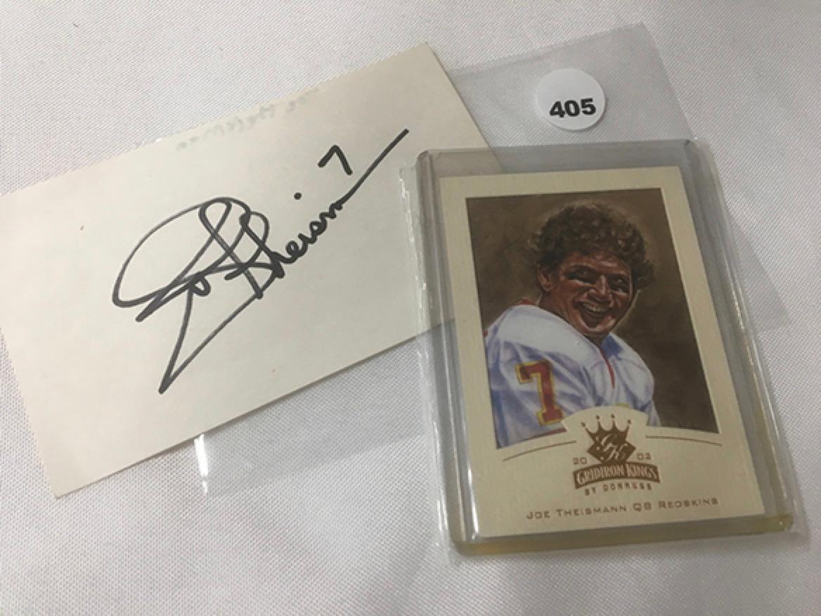 2002 Gridiron Kings Joe Theismann