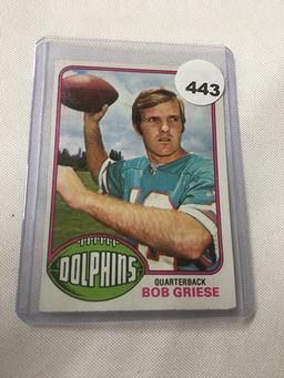 1976 Topps Bob Griese #255