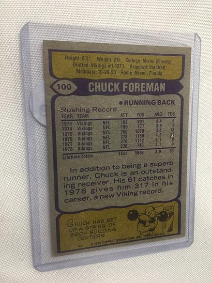 1979 Topps Chuck Forman #100