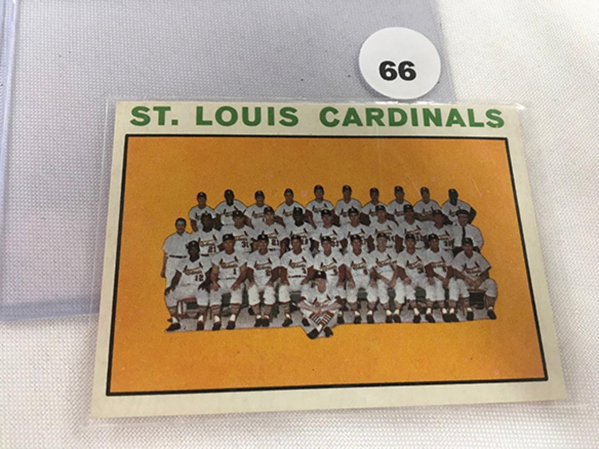 1964 Topps #87, St. Louis Cardinals 1963