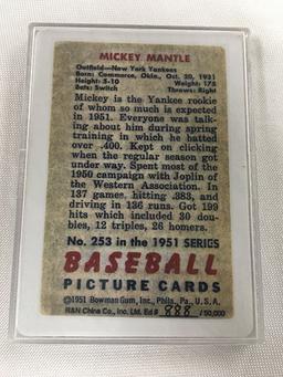 Mickey Mantle Baseball Picture Cards Limited Edition #888 / 50,000
