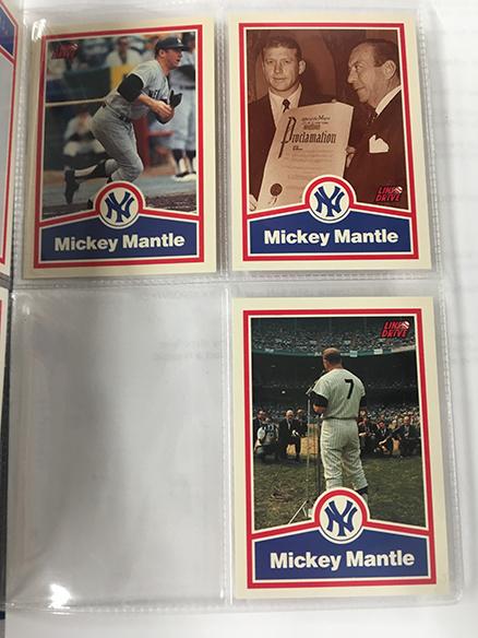Mickey Mantle 1-20 Line Drive Cards