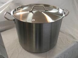 Vigor 40 Qt. Stainless Steel Stock Pot w/ Lid