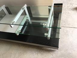 Heavy Duty Steel Frame 22 in. X 6 ft. 3 Shelf TV Stand