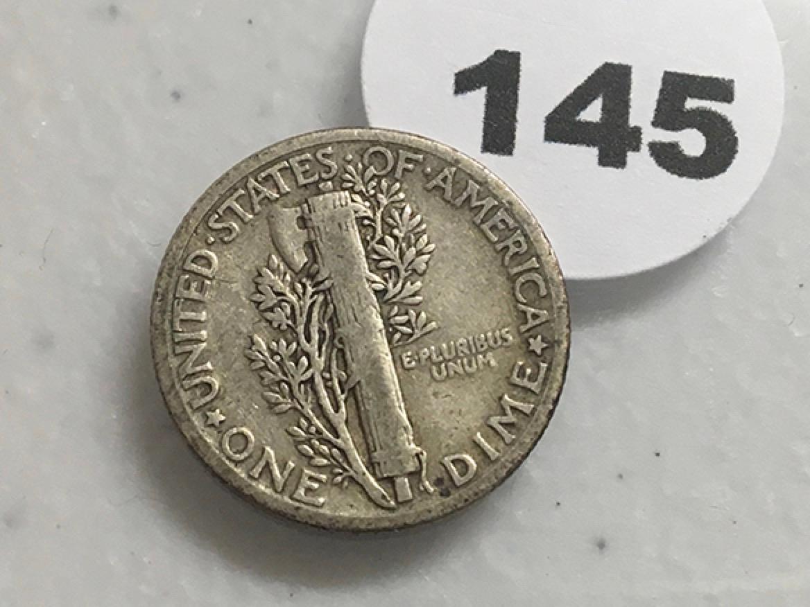 1929 Mercury Dime VG-8