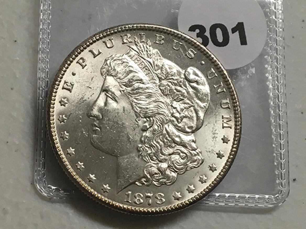 1878-S Morgan Dollar, BU