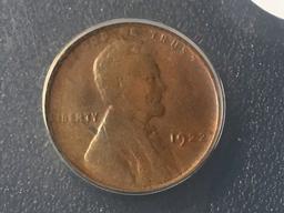 1922 Lincoln Cent No. D, Graded ANACS