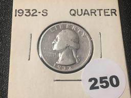 1932-S Washington Quarter