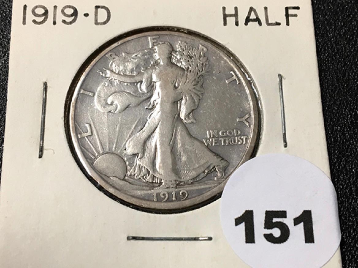 1919-D Walking Liberty Half