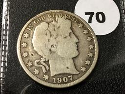 1907-D Barber Half
