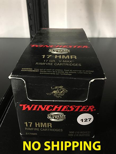 500 Rds, 17 HMR, 17 gr