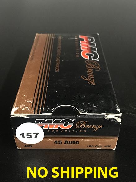 50 Rds, 45 Auto, 185 gr, JHP
