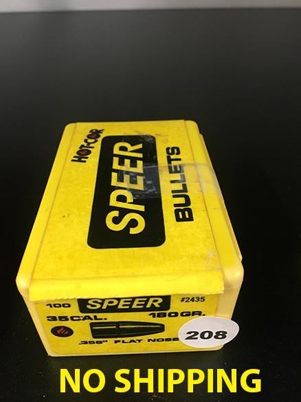 100 QTY 35 Cal, 180 gr Bullets
