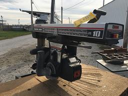 Craftsman 10 in. Radial Arm Saw, H.M. Table Extension