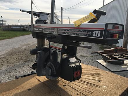 Craftsman 10 in. Radial Arm Saw, H.M. Table Extension