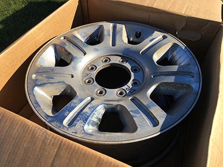 (4) 20 in X 9 in. 8 Bolt Rims