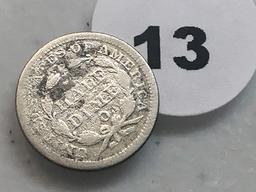1853-O 1/2 Dime