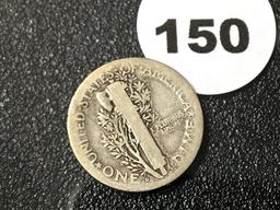 1921-D Mercury Dime