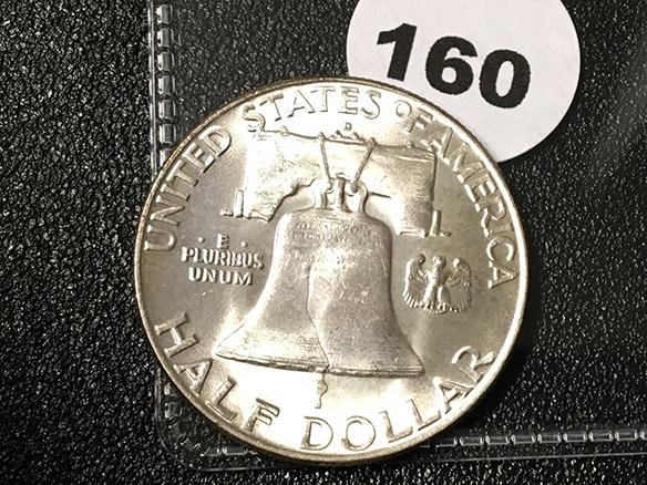 1960-D Franklin Half, Unc.