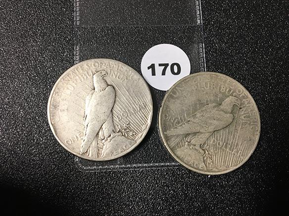 1926-D, 26-S Morgan Dollars