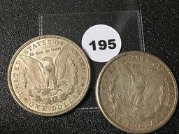 (2) 1921-S Morgan Dollars