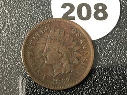 1867 Indian Cent