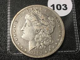 1891-O Morgan Dollar F