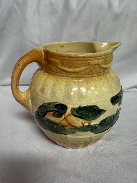 Early Roseville Pre 1916 Landscape 7  1/2 in. Pitcher