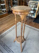 39 in. Tall Oak Plant Stand