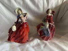 Lot 2 Doulton China Figurines